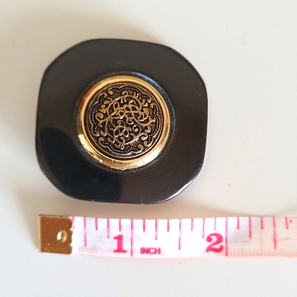 💥 Vintage Square Brooch Pin & Pierced Earrings Set - Picture 14 of 15